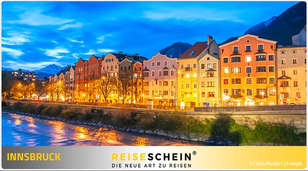 Trip Voucher - Entdecken Sie die Magie von Innsbruck mit unseren günstigen Städtereise-Gutscheinen auf reiseschein.de. Sichern Sie sich jetzt Top-Deals für ein unvergessliches Erlebnis in der Kanalstadt – Perfekt für Kultur, Shopping & Erholung!