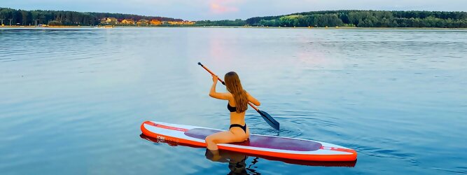 Trip Voucher - Wassersport mit Balance & Technik vereinen | Stand up paddeln, SUPen, Surfen, Skiten, Wakeboarden, Wasserski auf kristallklaren Bergseen